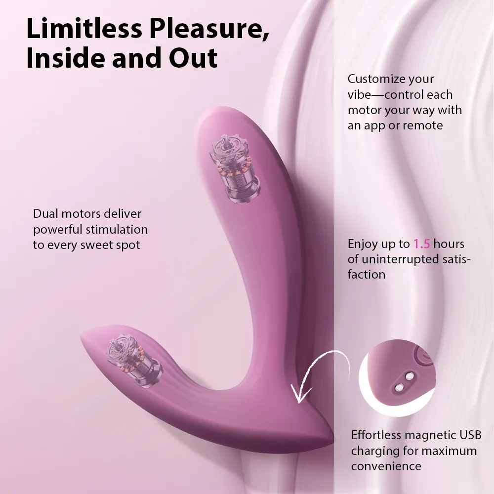 Vibrador Plug Vaginal Anal Erica App - Image 5