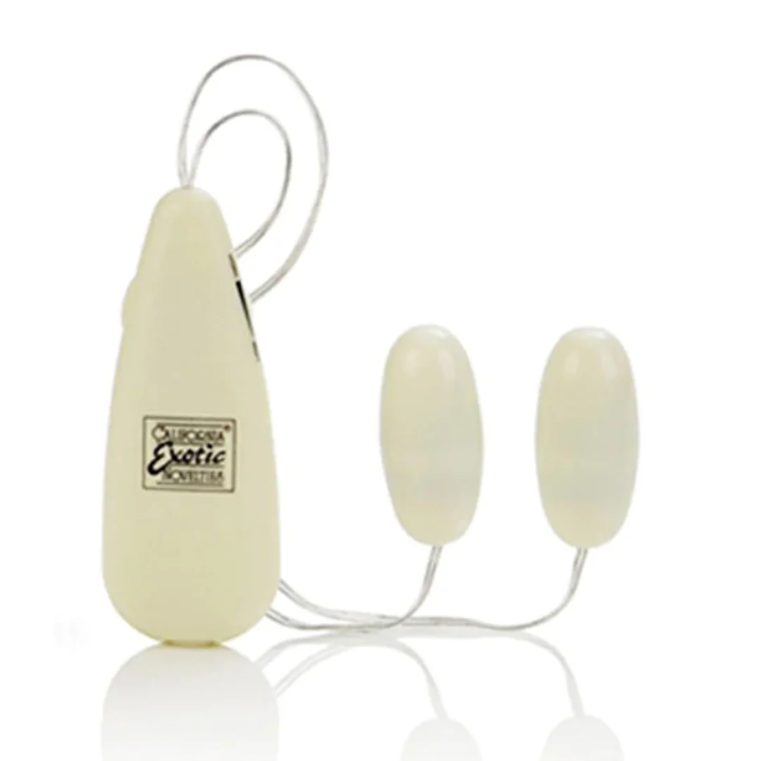 Vibrador Pocket Exotics Vibrating Double Pink Passion Bullets