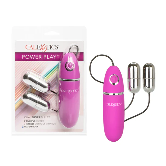 Vibrador Power Play Dual Silver Bullets