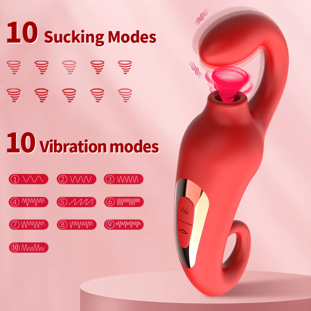 Vibrador Red Smurf Sucker - Image 3