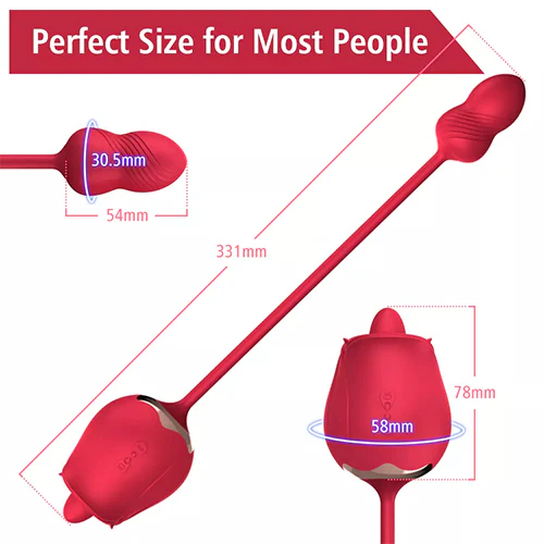 Vibrador Rose Pro Licking + Bullet - Image 3