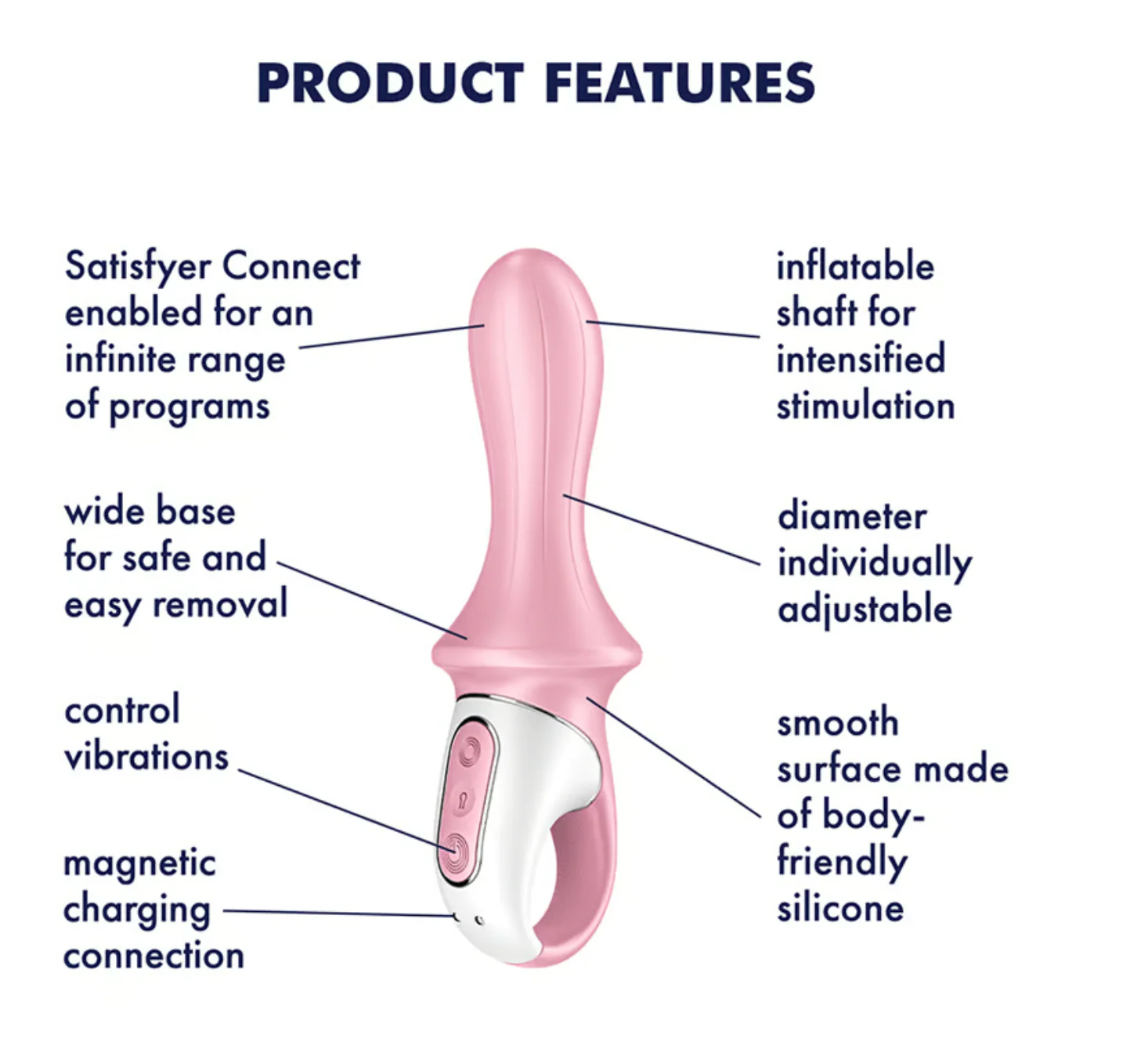 Vibrador Satisfyer Air Pump Booty 5 Connect App - Image 2