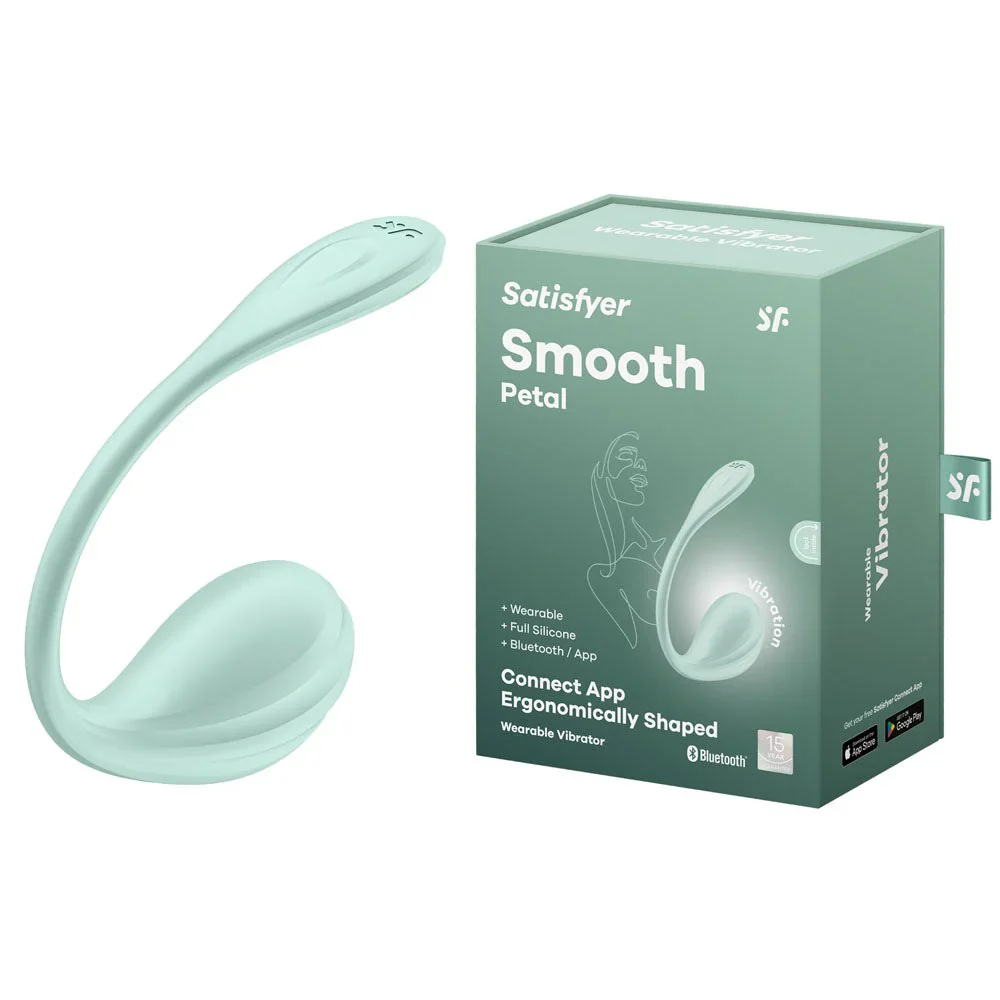 Vibrador Satisfyer Smooth Petal Connect App – Mint - Image 2