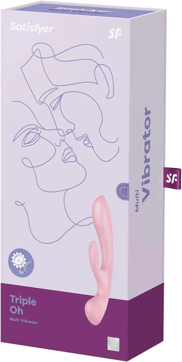 Vibrador Satisfyer Triple Oh Rabbit Wand - Image 8