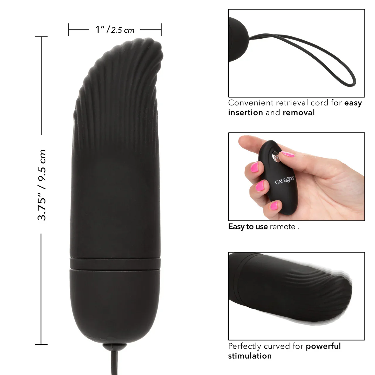 Vibrador Silicone Remote Riged Bullet - Image 5