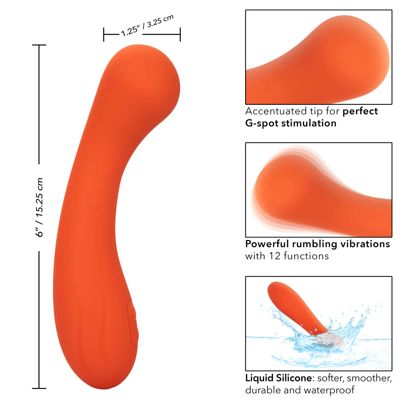 Vibrador Stella™ Liquid Silicone G-Wand - Image 4