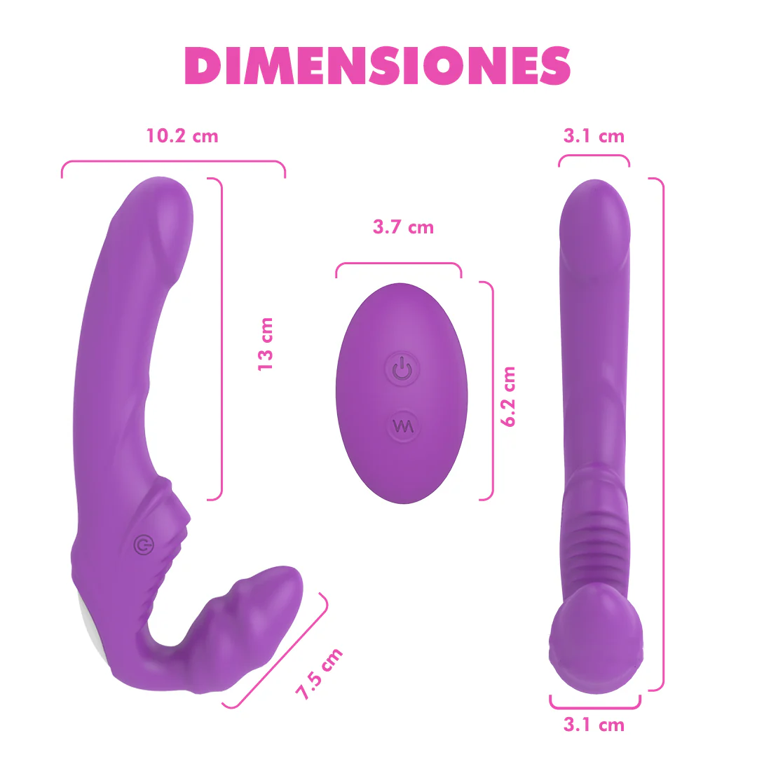 Dildo Strapless Nana Remote Control - 22 cm - Image 3