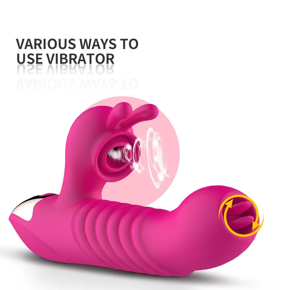 Vibrador Succionador Licking Sex Massager - Image 2