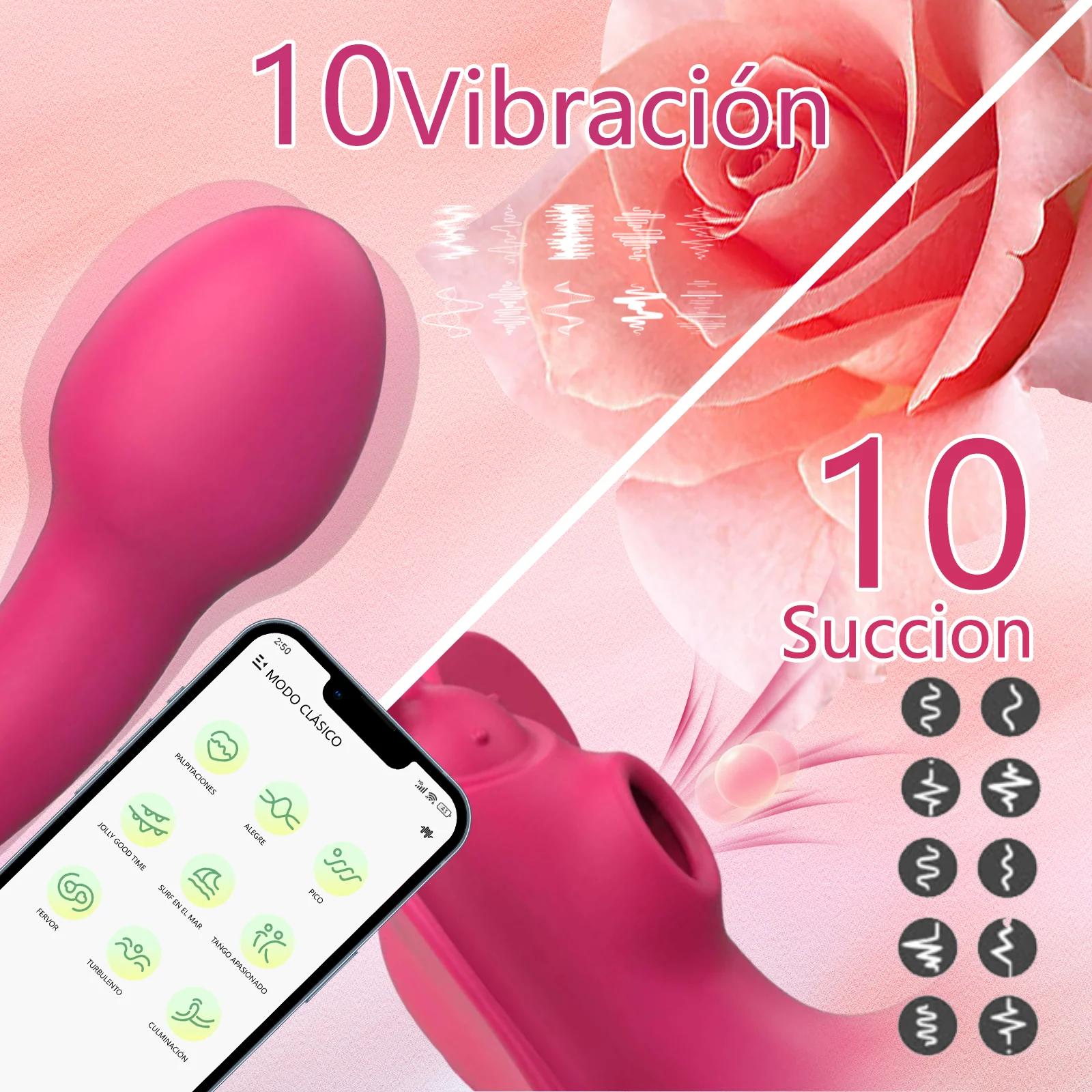 Vibrador Sucking Butterfly Plug App - Image 2