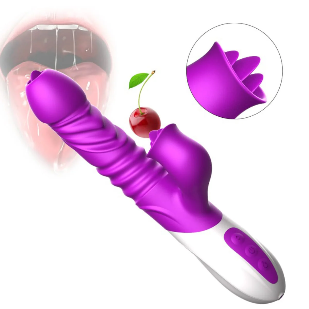 Vibrador Thrusting Licking Fox T10 - Image 2