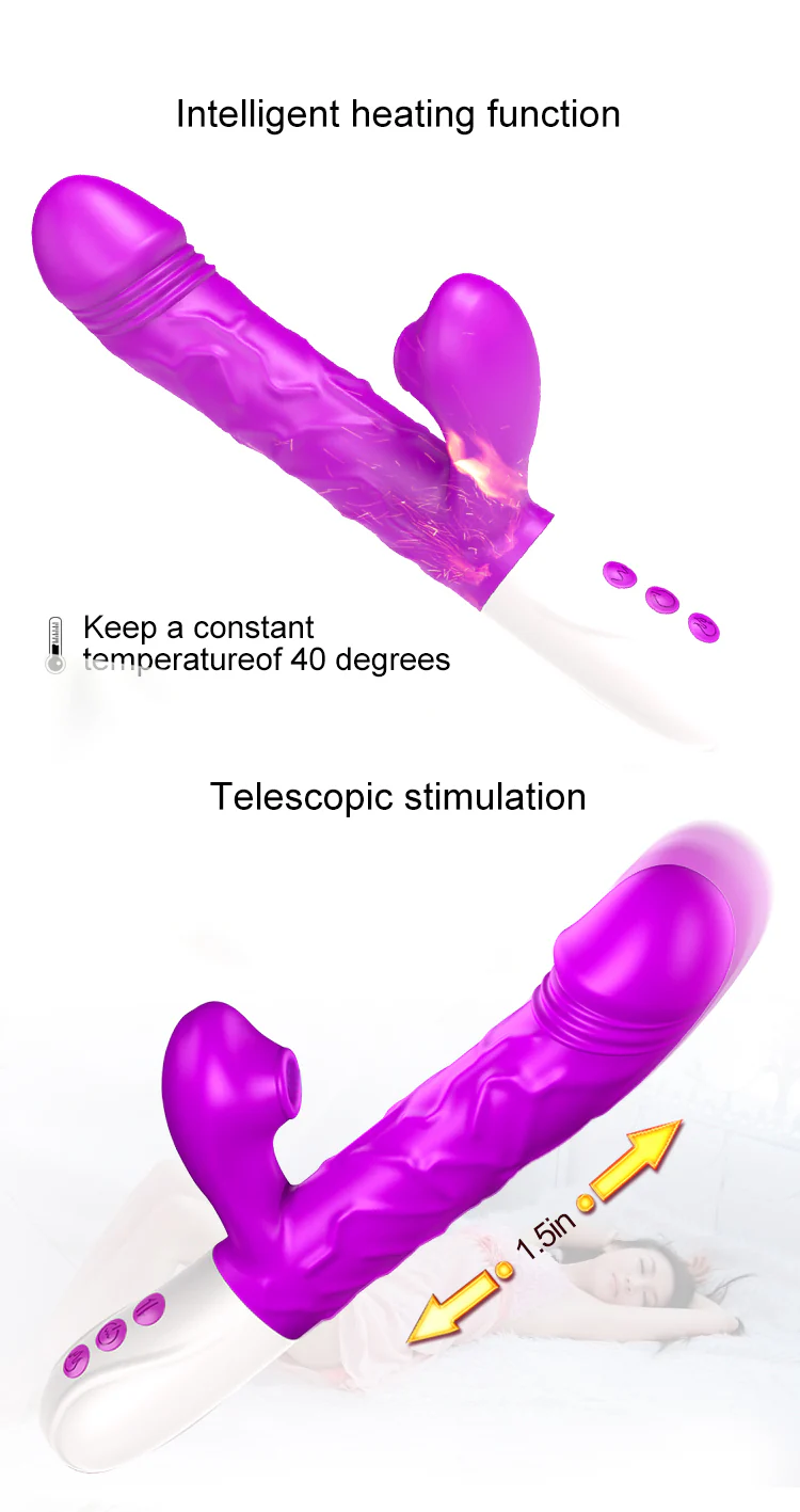 Vibrador Thrusting Licking Fox T10 - Image 3