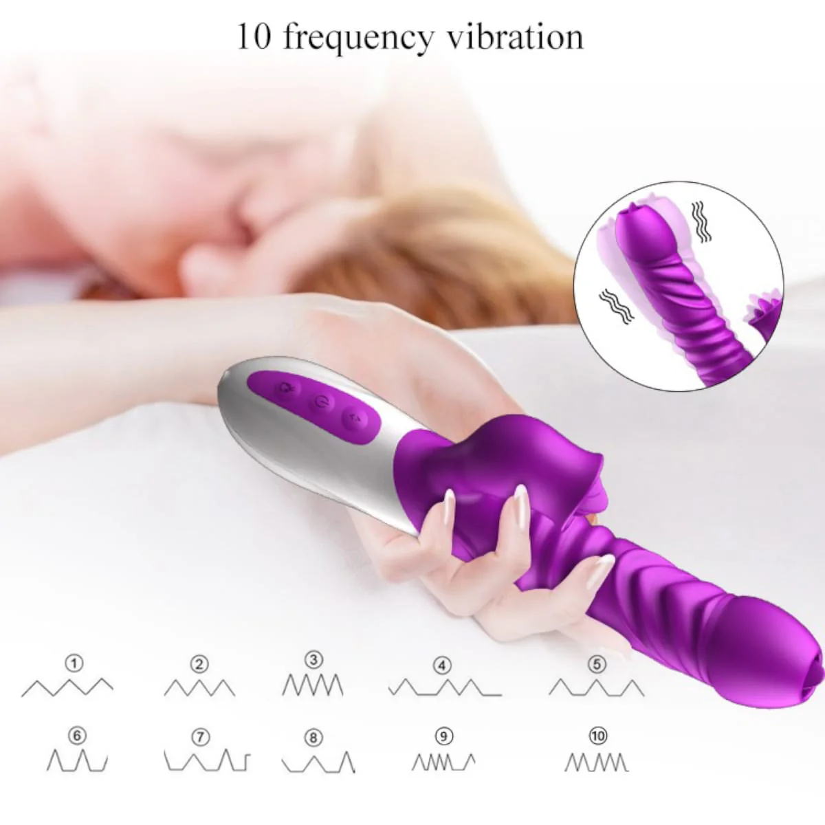 Vibrador Thrusting Licking Fox T10 - Image 8