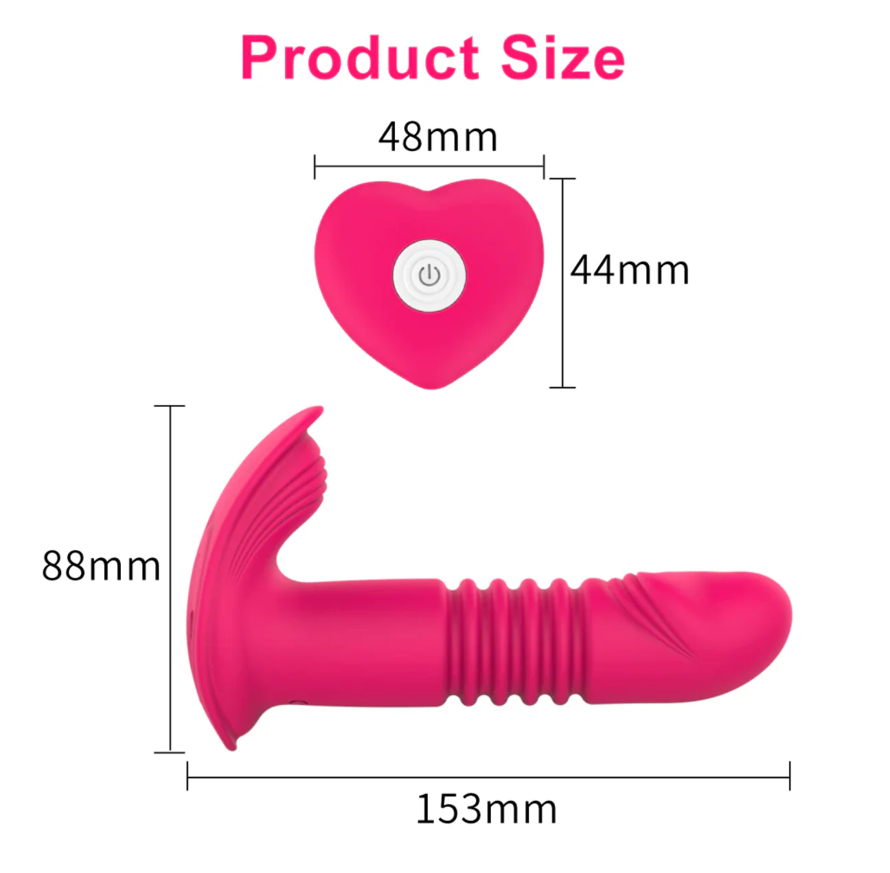 Vibrador Thrusting Wearable Heart Control - Image 2