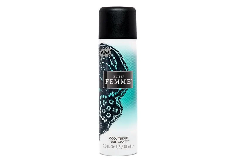 Lubricante Wet Elite Femme Water Silicone Cool Tingle Lubricant 3 Oz