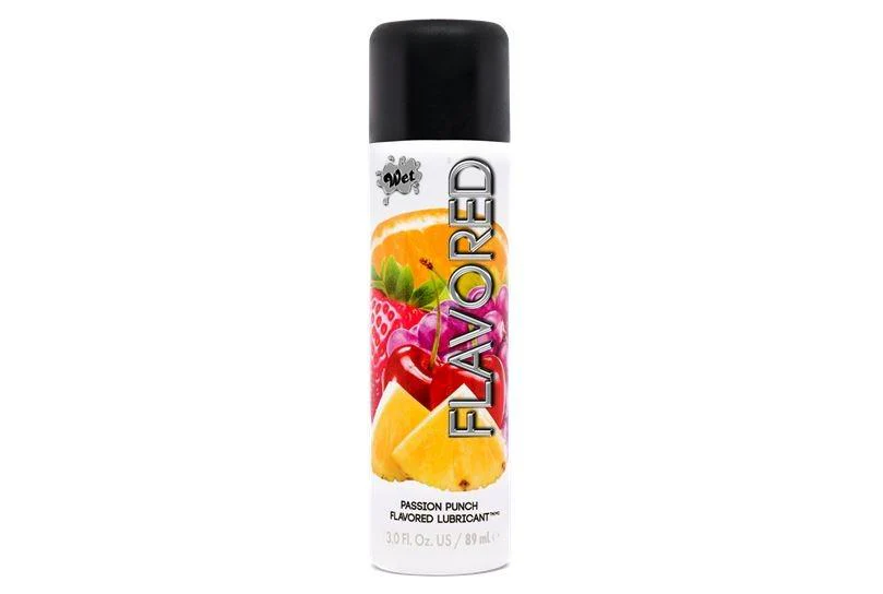 Lubricante Wet Flavored Passion Punch 3 Oz