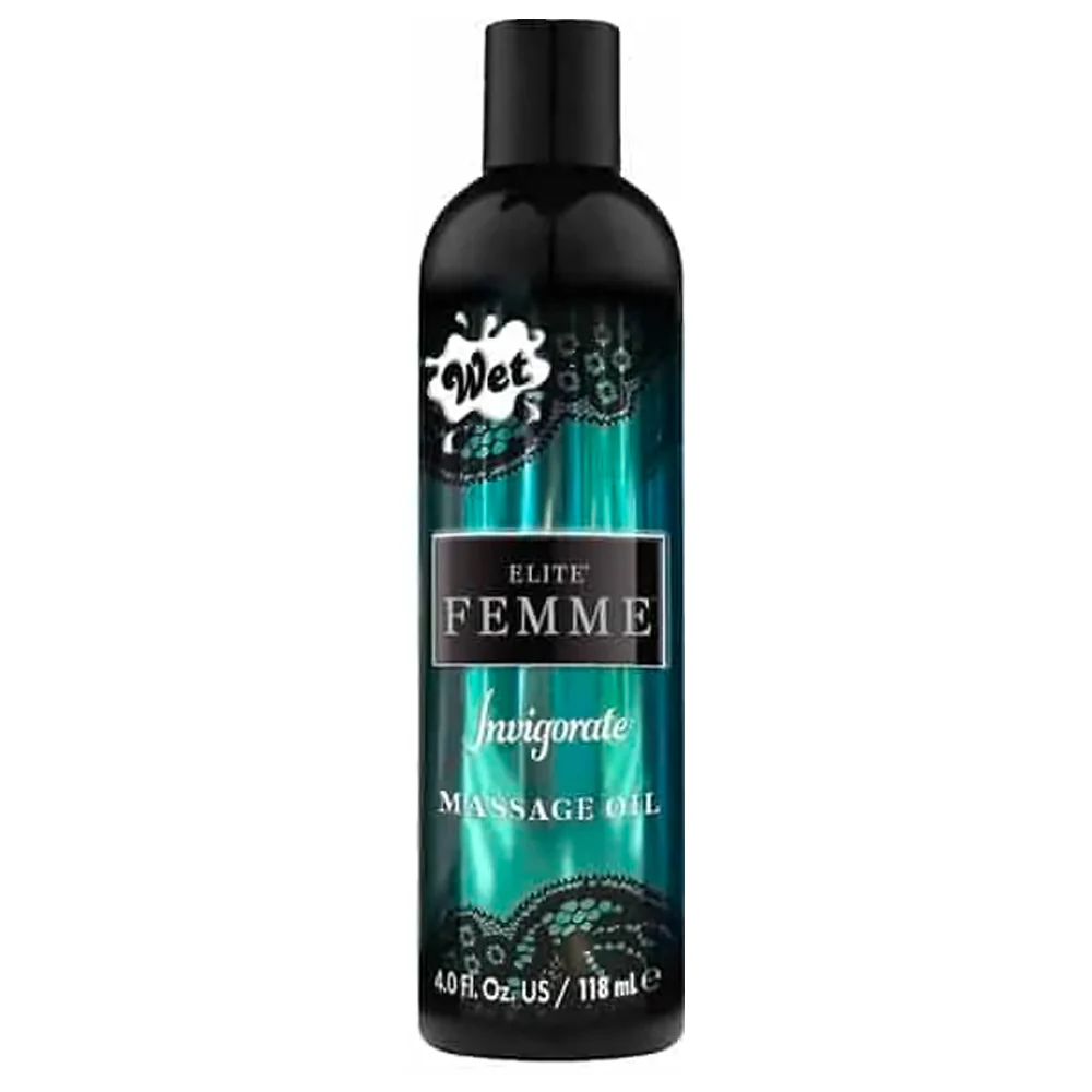Aceite Wet Elite Femme Massage Oil Invigorate 4 Oz